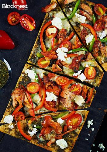 Zaatar Chicken Pizza